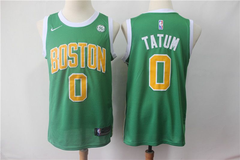 Men Boston Celtics #0 Tatum Green City Edition Game Nike NBA Jerseys->charlotte hornets->NBA Jersey